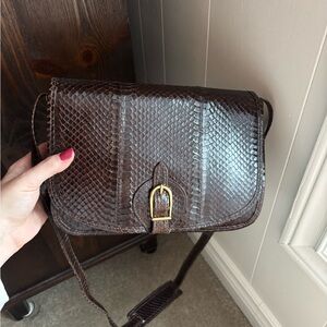 Vintage Snakeskin Purse